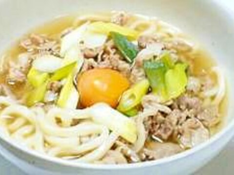 元気モリモリ♪簡単～肉うどん